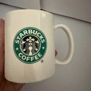STARBUCKS - Vintage 12 oz Mug w/Green & Black Logo